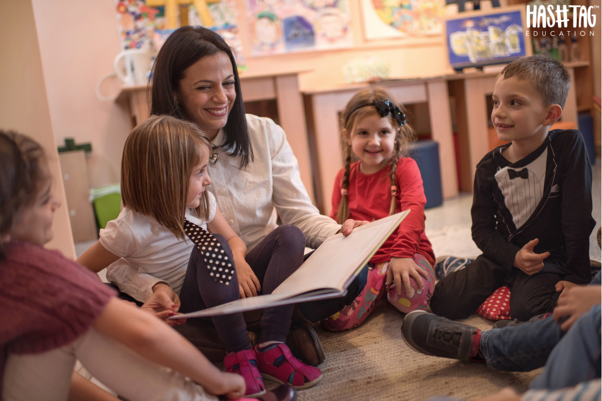 Storytelling Skills for Preschoolers child listening to a story and imagining characters at home