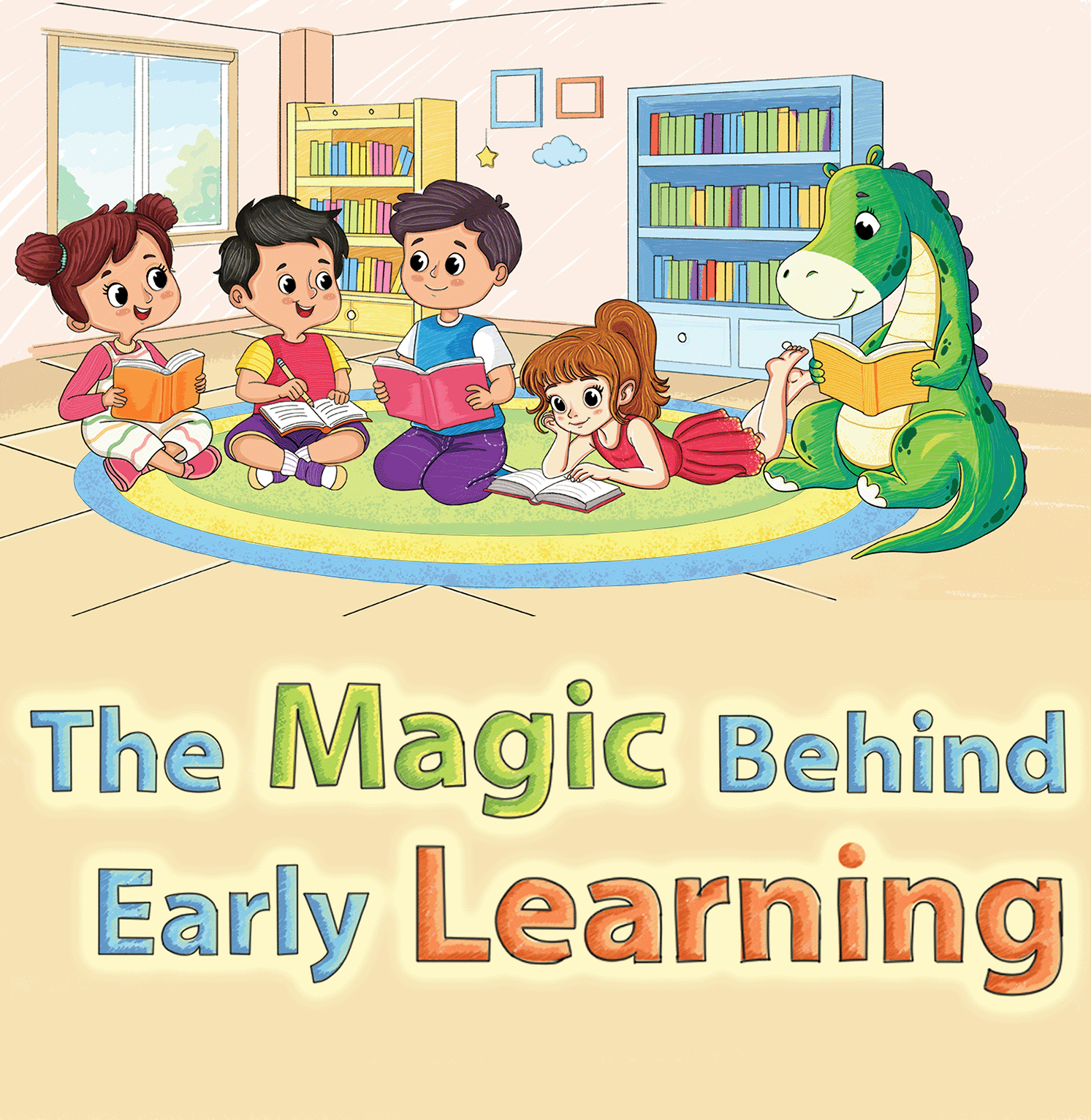 The magic behind early learning and e learning image